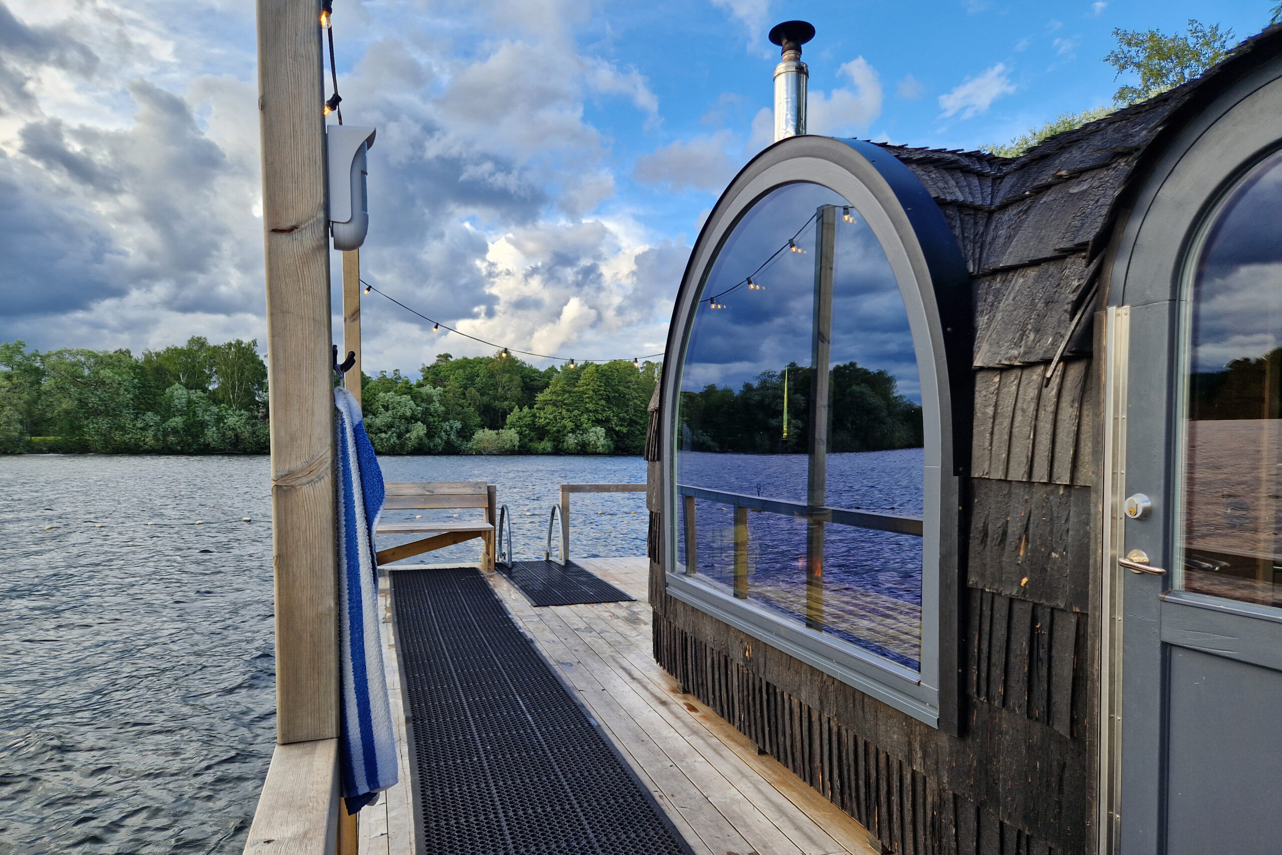 Exterior Photo of STHLM Sauna Vinterviken, in Stockholm, Sweden.