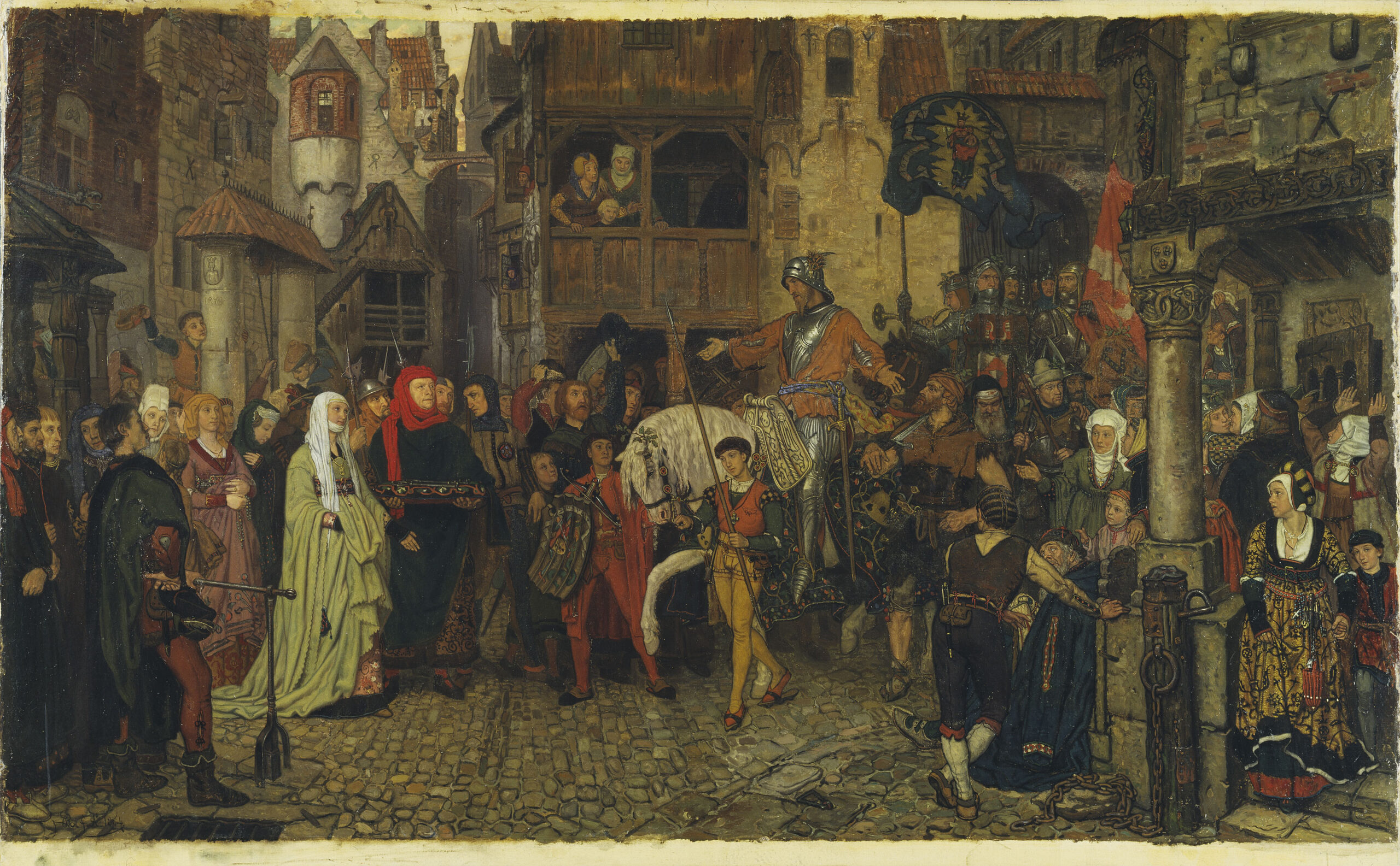 “The Entry of Sten Sture the Elder into Stockholm,” painted by Georg von Rosen (1864)