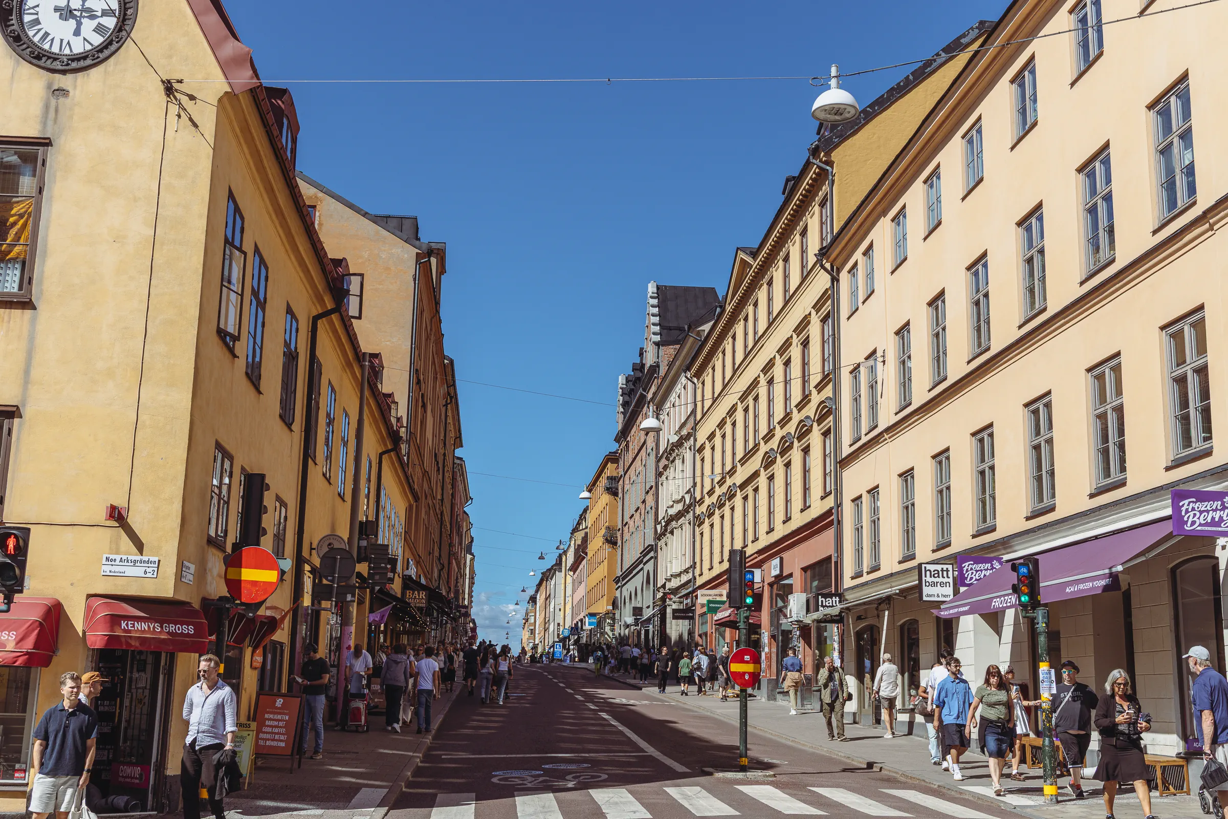 Götgatan street on Södermalm.