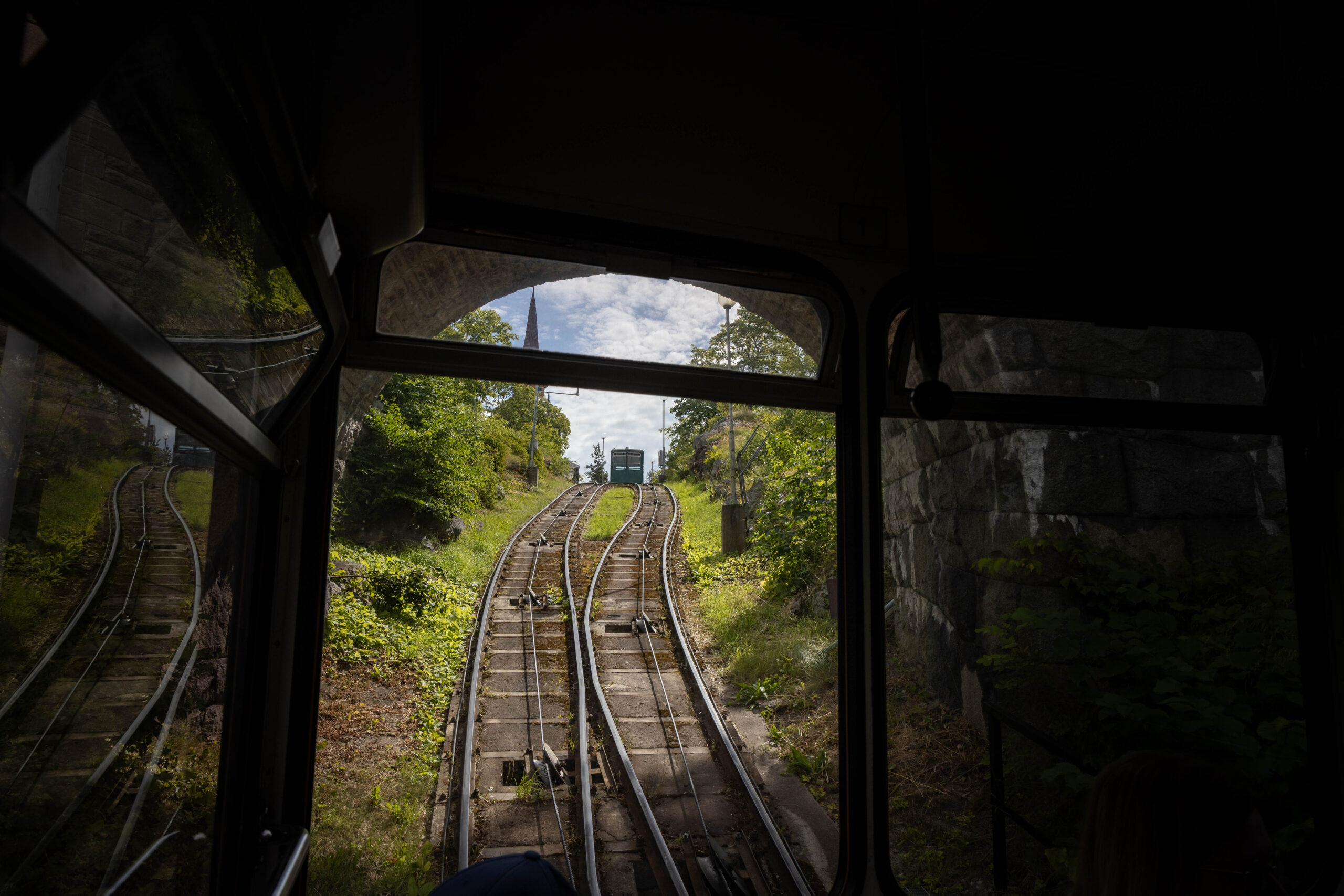 Train track at Skansen Open Air Museum