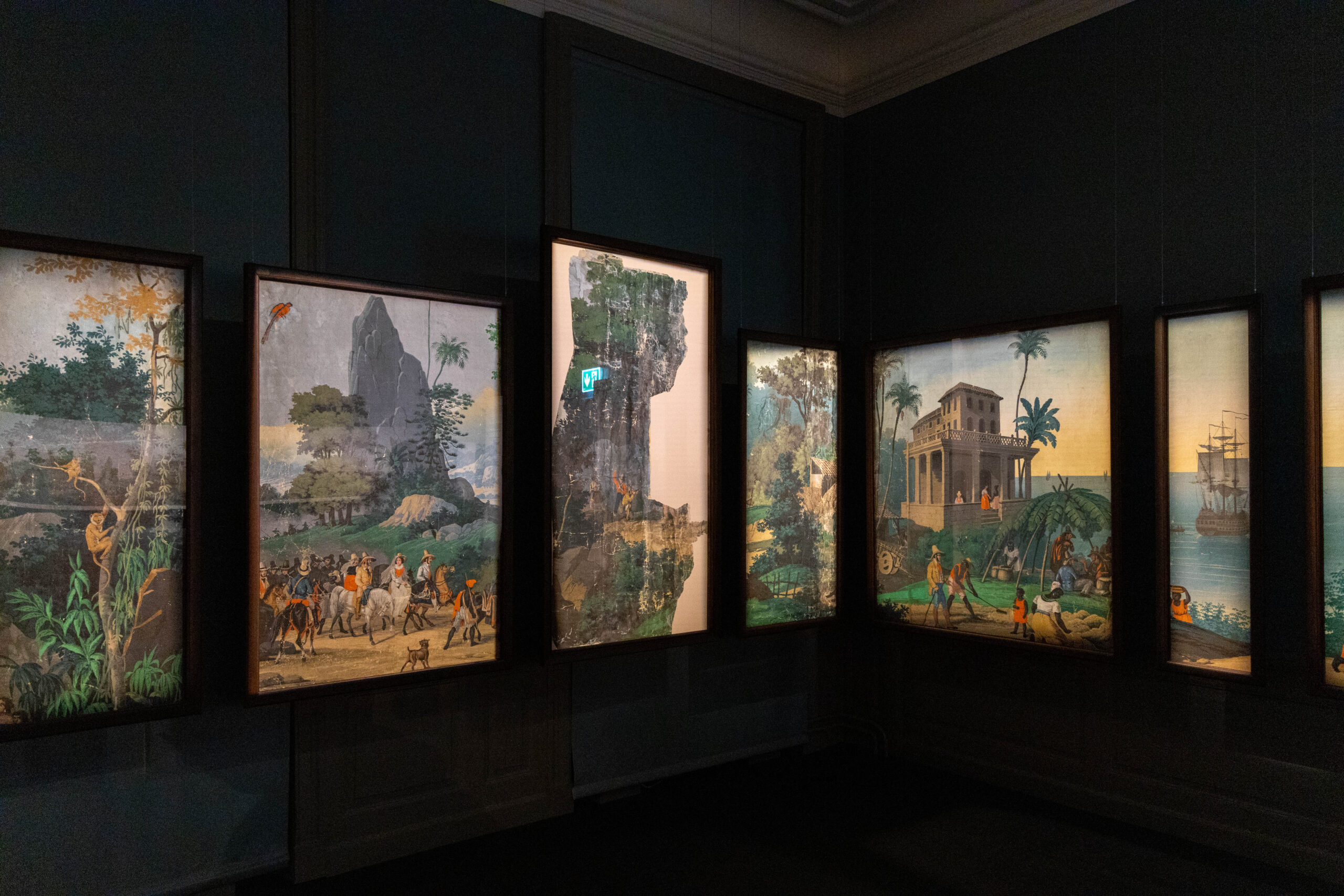 Stockholm City Museum Backlit art at Stockholm City Museum.